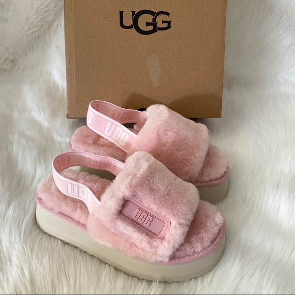 ugg disco slide pink cloud